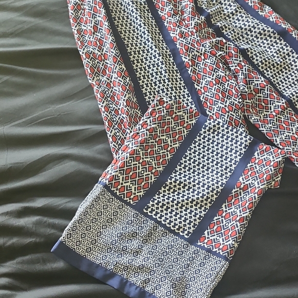 BeBop Sleeveless Printed Jumpsuit in Red, Navy & White - Picture 2 of 3